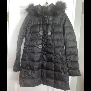 Lands’ End puffer coat sz S